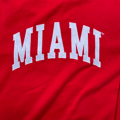 Red Miami Crewneck - M