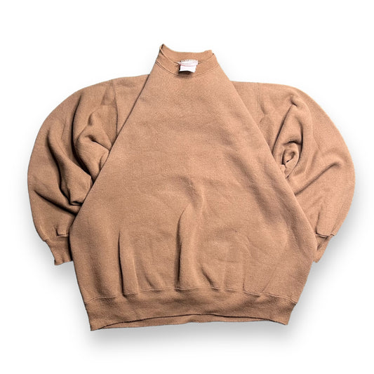 90s Hanes Brown Blank Crewneck (L)