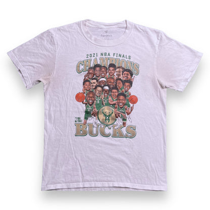 ‘21 Milwaukee Bucks NBA Champs Tee (S)