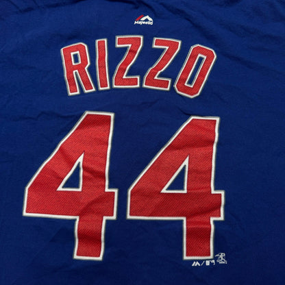 Chicago Cubs Rizzo 44 Blue Tee - L