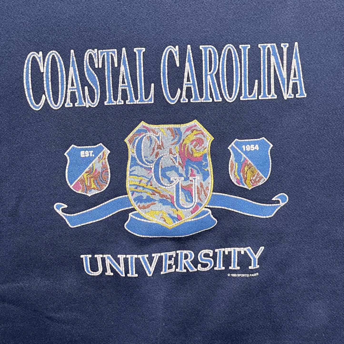 ‘93 Costal Carolina Uni Crewneck - XL