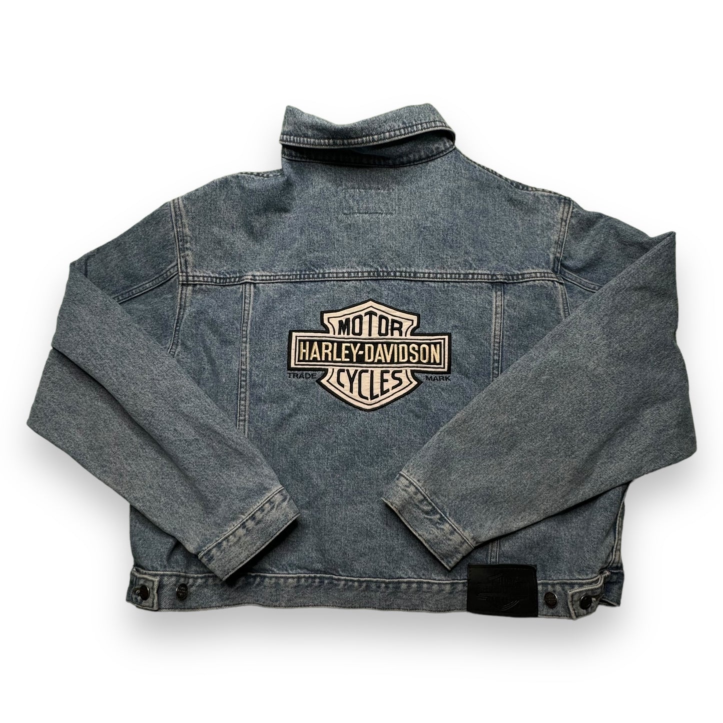 90s Harley Davidson Jean Jacket (M)