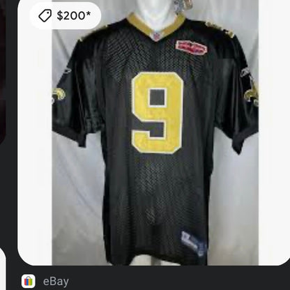 ‘10 New Orleans Saints Drew Brees Jersey (XL)