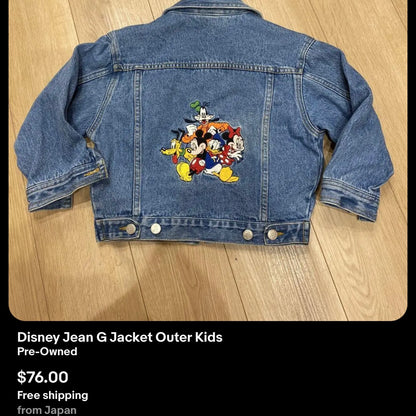 00s Vintage Disney Jean Jacket (XL)