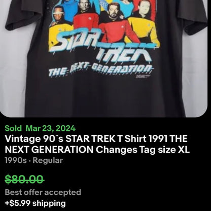 1993 Star Trek Paramount Promo Tee (XL)