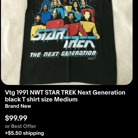 1993 Star Trek Paramount Promo Tee (XL)