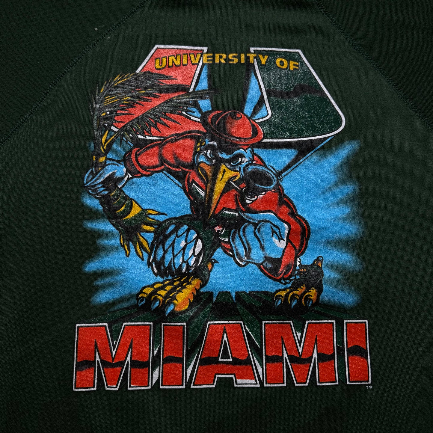 90s Miami Hurricanes Crewneck - XL