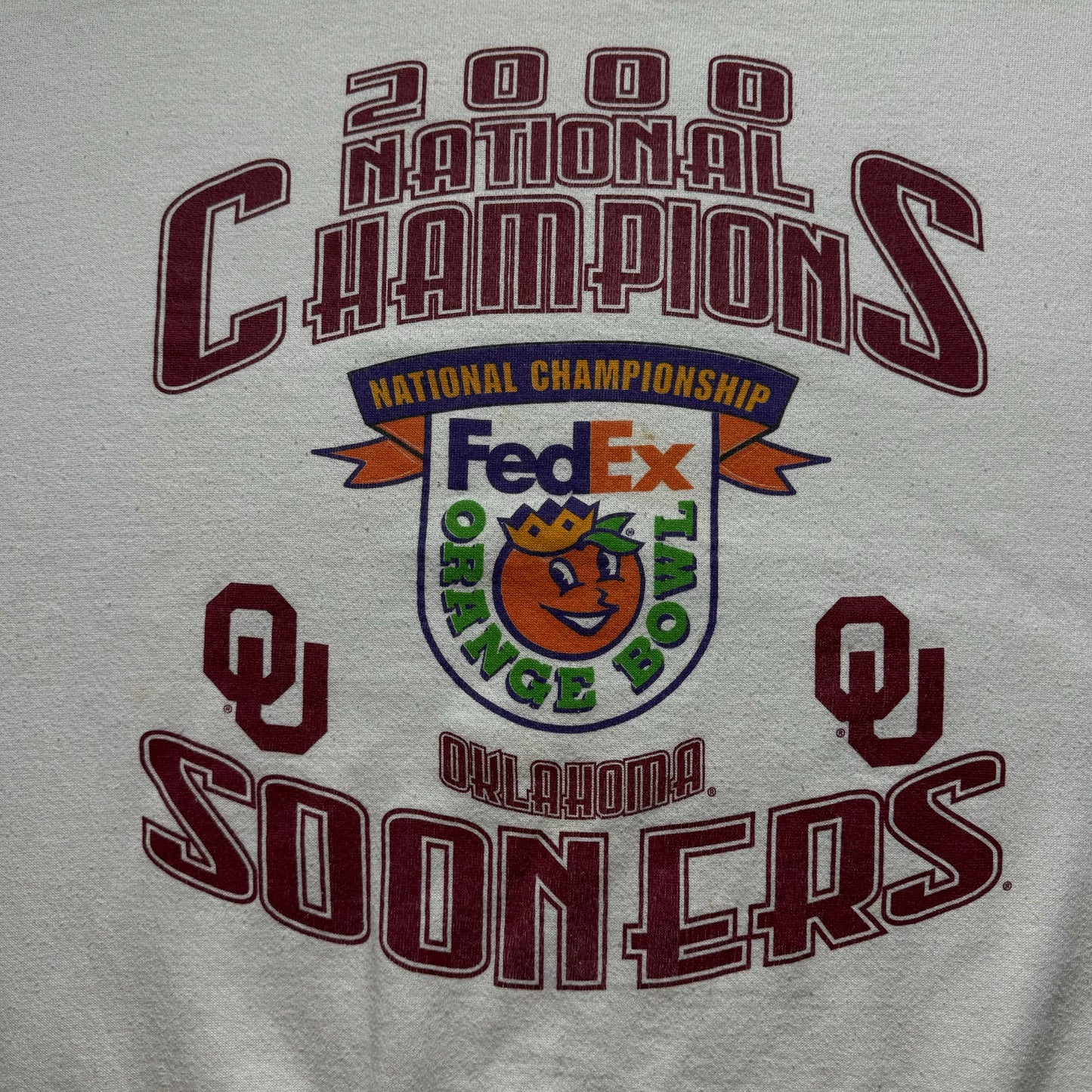 ‘00 Oklahoma Sooners Crewneck - XL