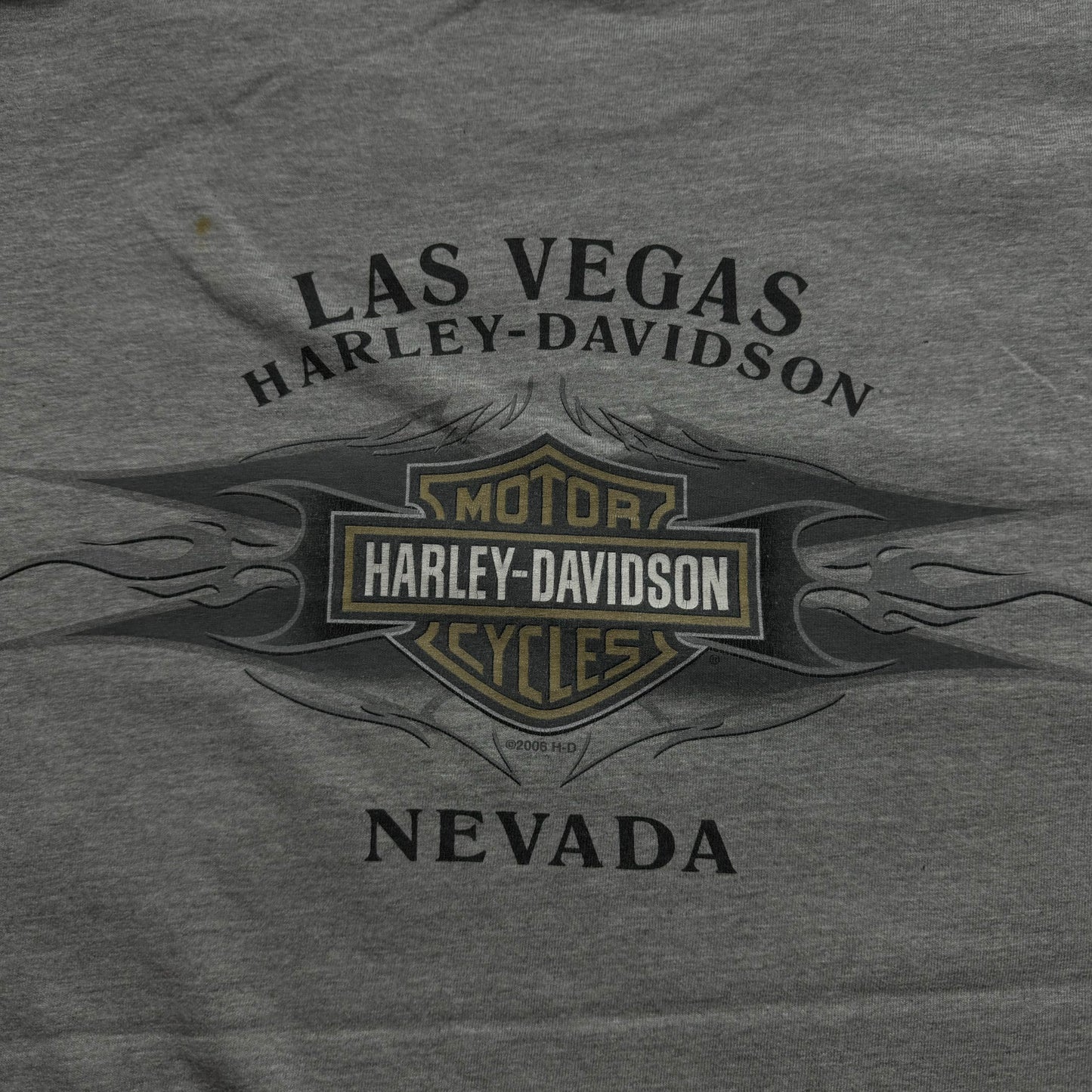 ‘06 Las Vegas Harley Davidson Tee - L