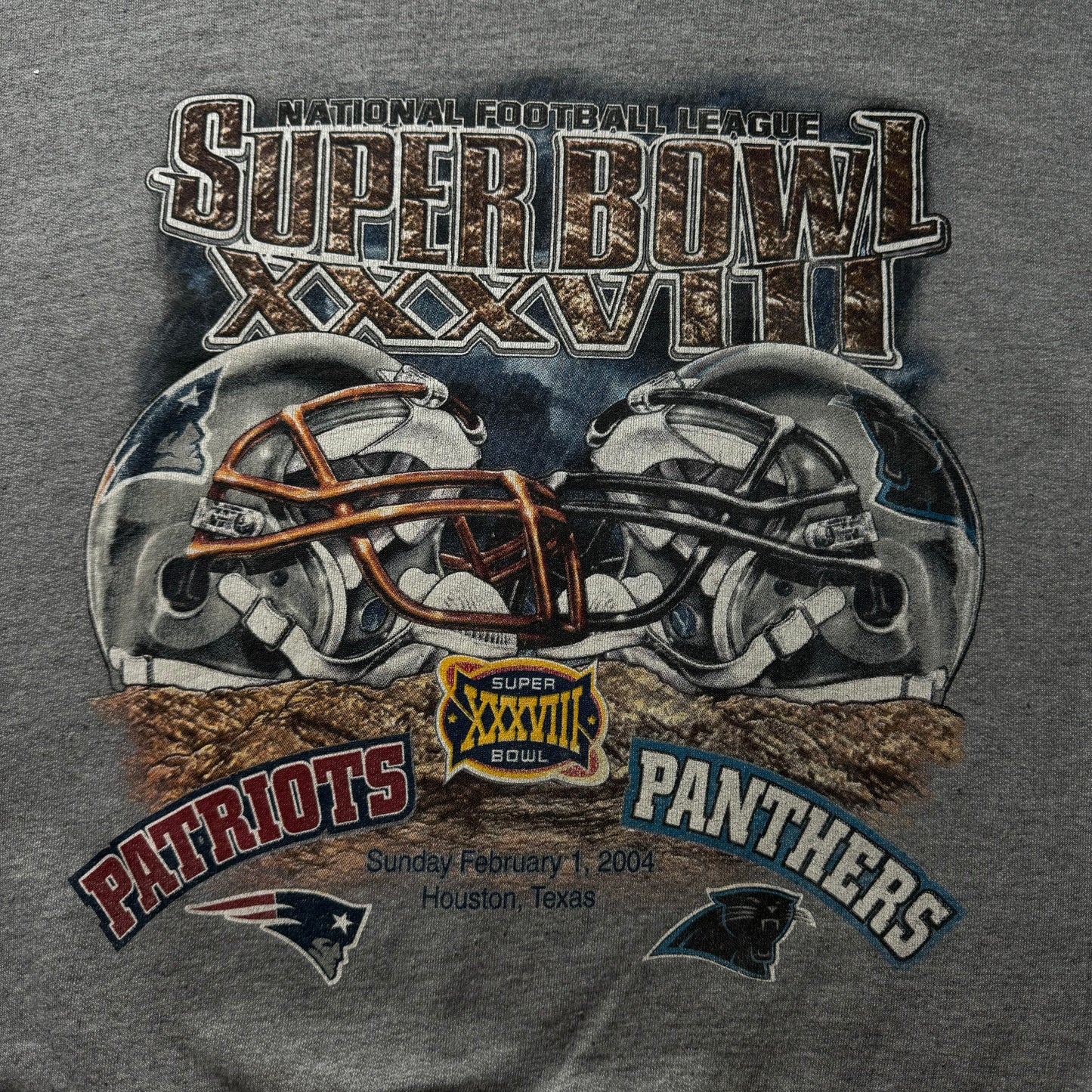 ‘04 Super Bowl Crewneck - L