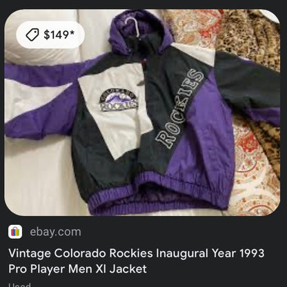 1993 Colorado Rockies Puffer Jacket (2XL)