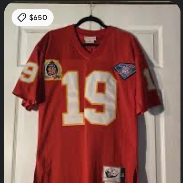 1994 Throwback Kansas Chiefs Joe Montana Jersey (2XL) – Misfitted