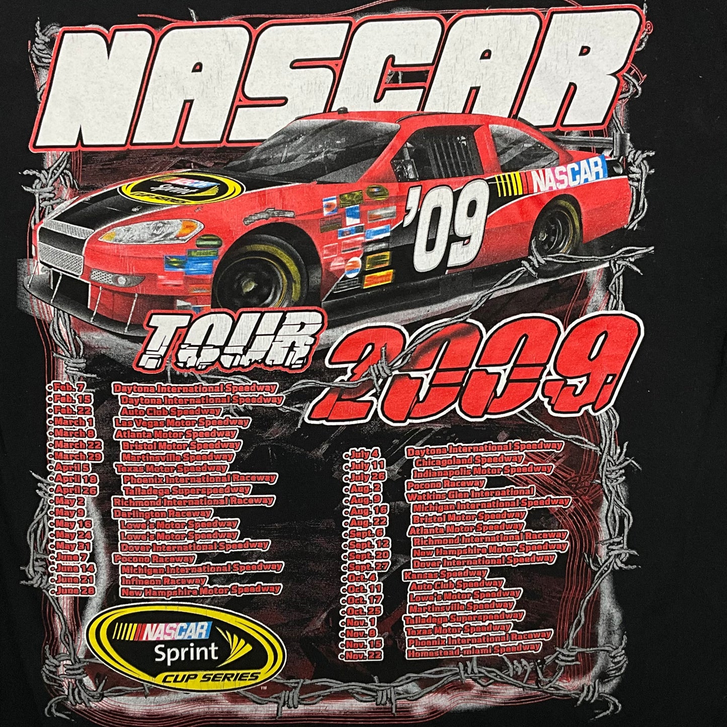 2009 NASCAR Tour Tee (XL)