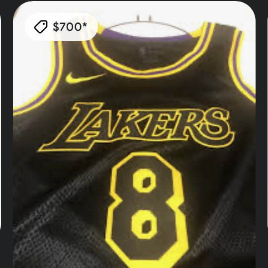 Mamba week hot sale jerseys