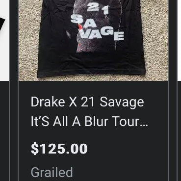 ‘23 21 Savage Merch Tee (L)