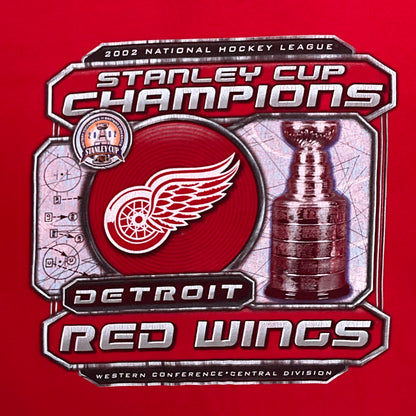 2002 Detroit Red Wings Championship Tee (M)