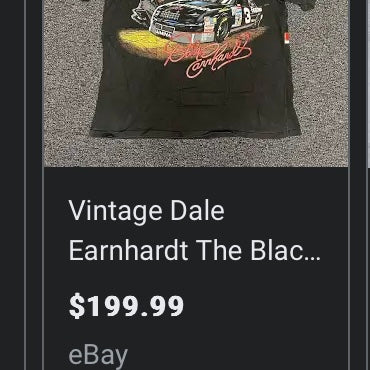 “Black Knight” NASCAR Tee (XL)