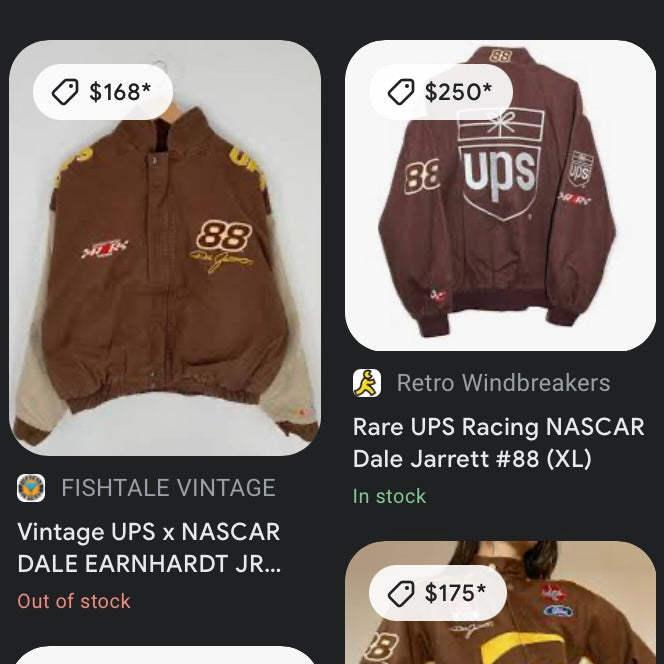 NASCAR X UPS Dale Jacket (2XL)