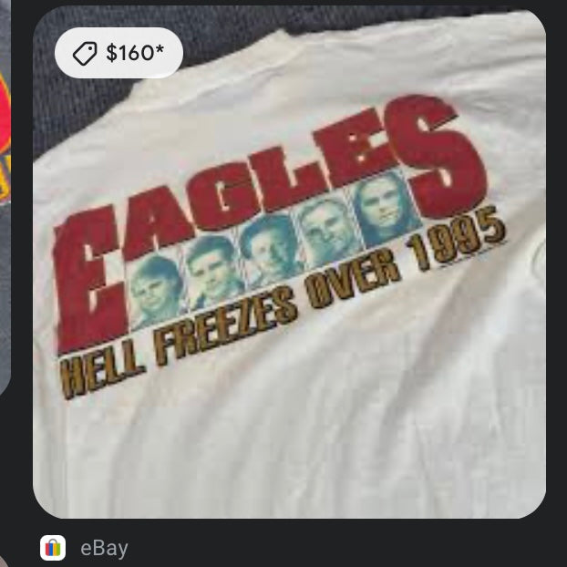 1994 Eagles Hotel California Tour Tee (L)