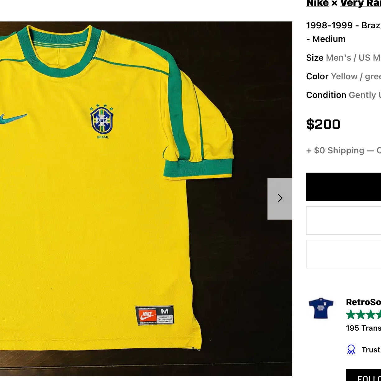 1998 Nike Brazil Tee (L)