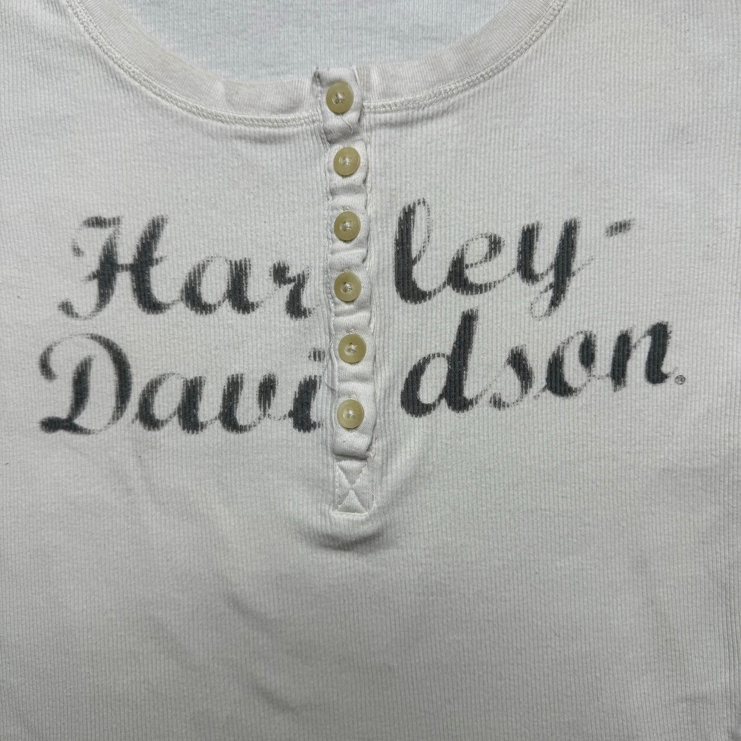 Women’s Harley Davidson White Tee - L