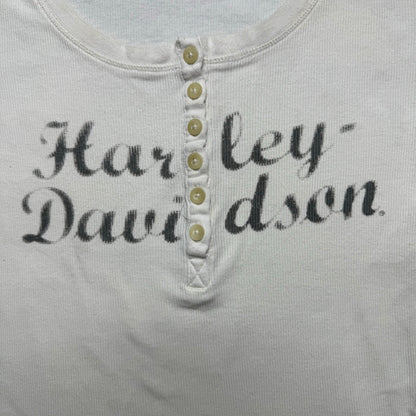 Women’s Harley Davidson White Tee - L