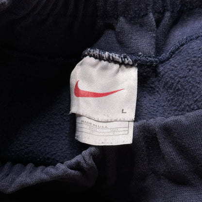 90s Navy Nike No-Cuff Sweats - L