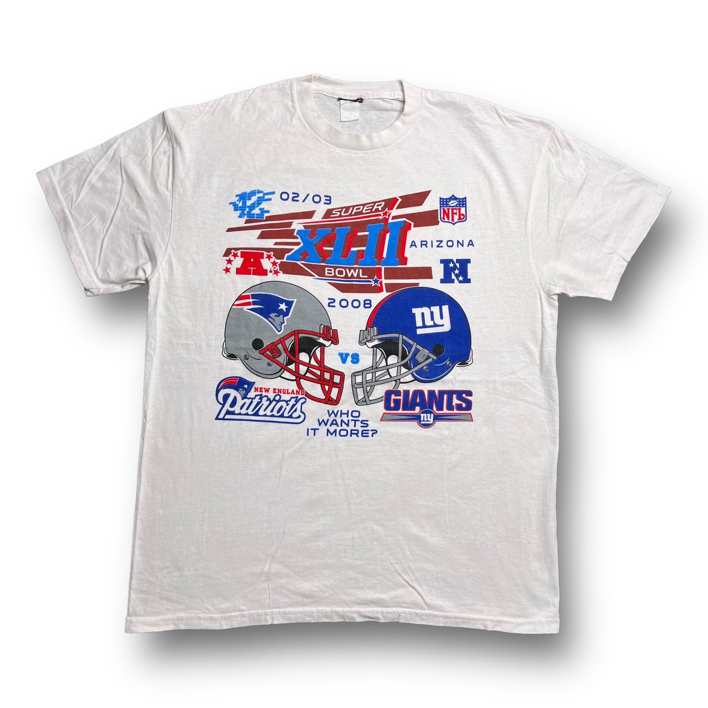 ‘08 NFL Super Bowl Tee - L