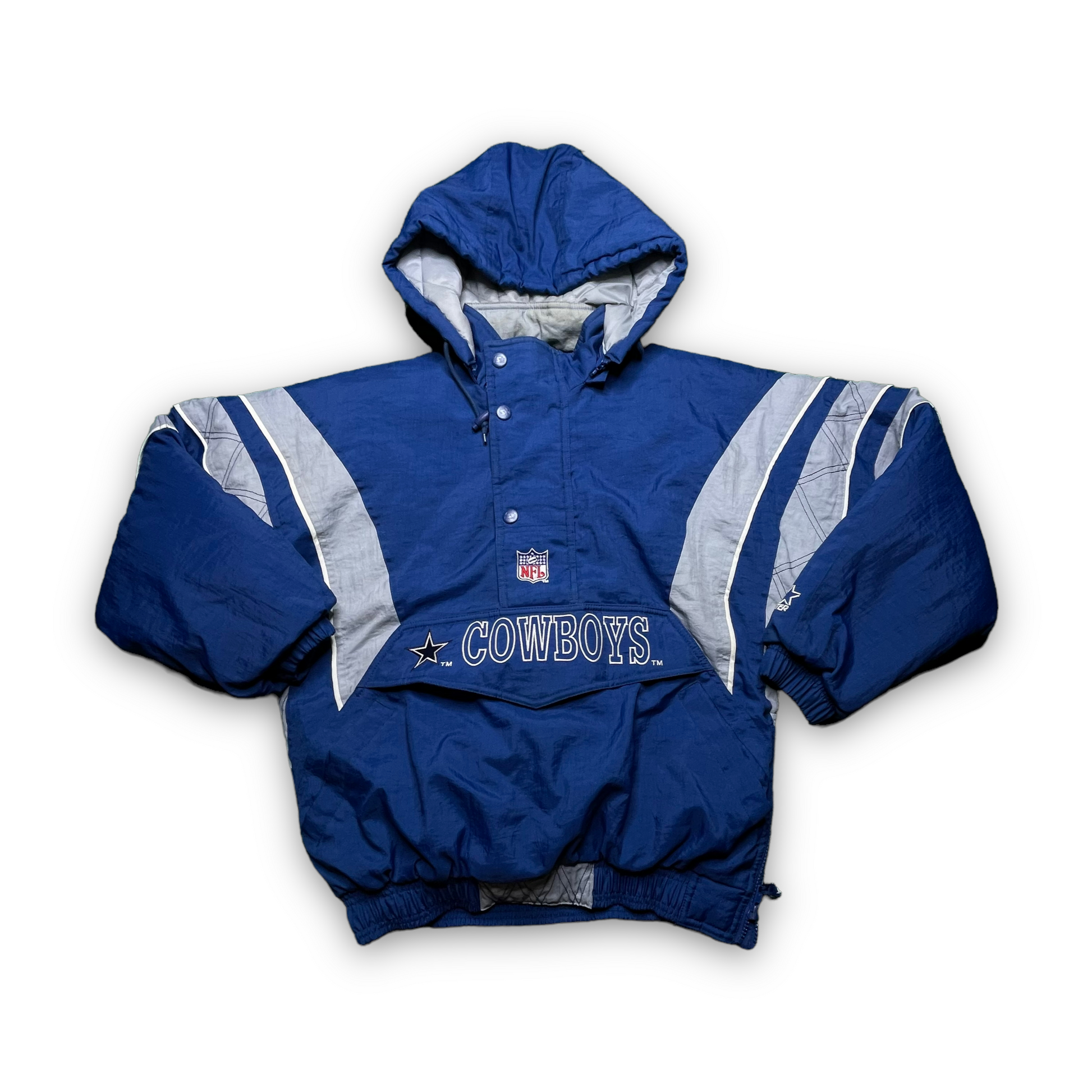 90s Starter Dallas Cowboys Puffer Jacket (S) – Misfitted Vintage