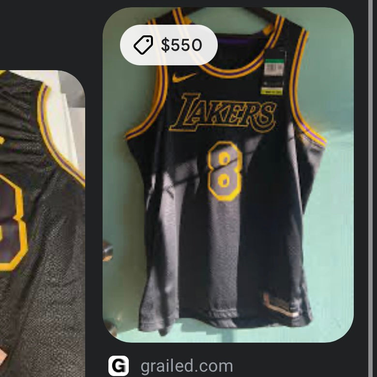 Kobe bryant sales mamba week jersey