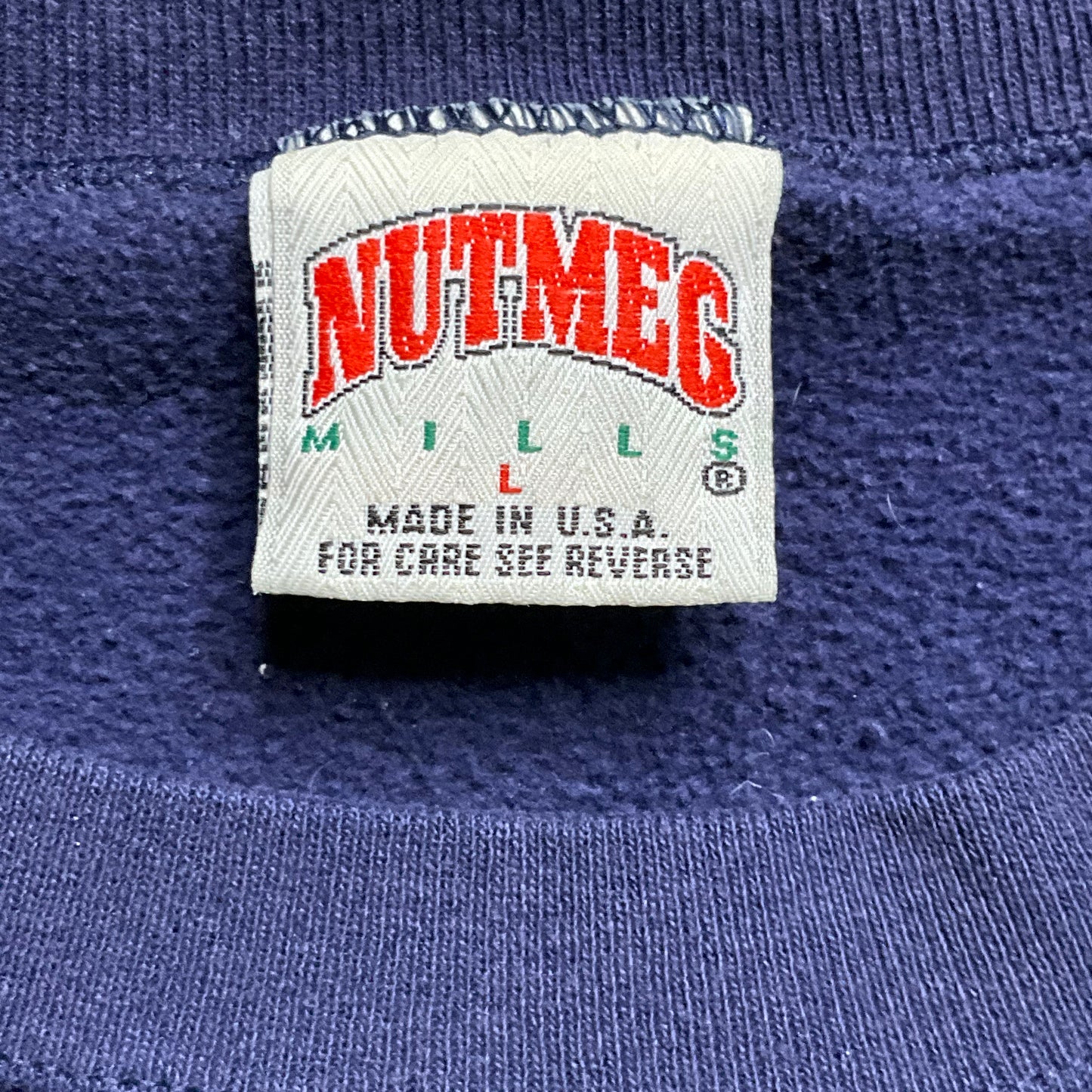 90s Nutmeg Notre Dame Crewneck  (L)