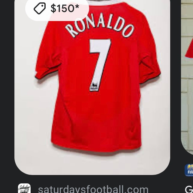 2004 Ronaldo Manchester United Jersey (XL)