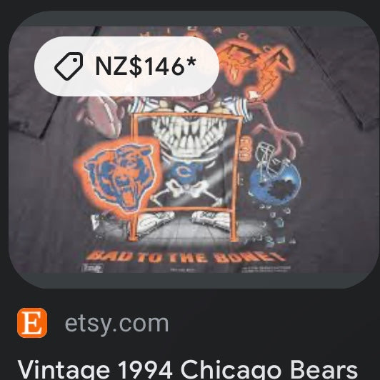 1994 Chicago Bears Taz Tee (3XL)