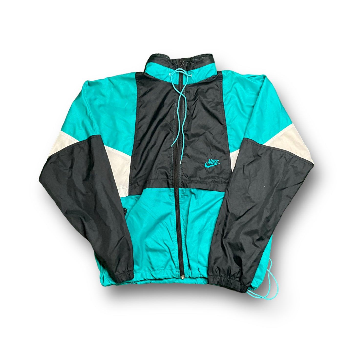 90s Teal Nike Windbreaker Jacket (M)