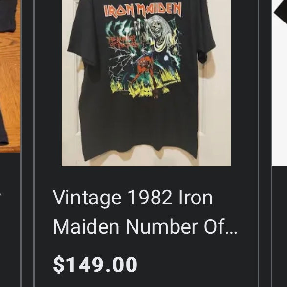 1982 Iron Maiden Tee (S)