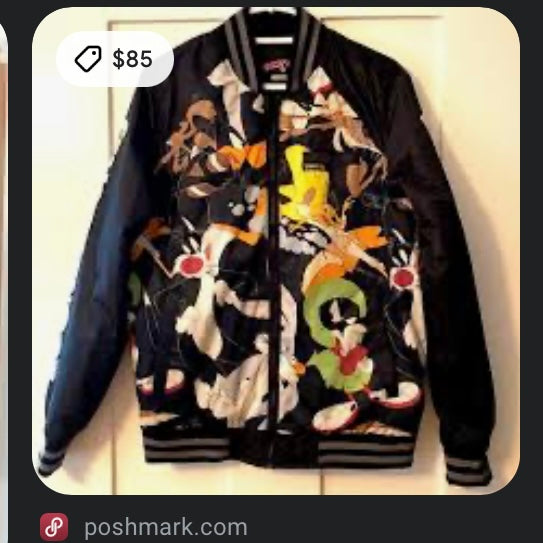 Looney Tunes Members Only Bomber Jacket (XL)