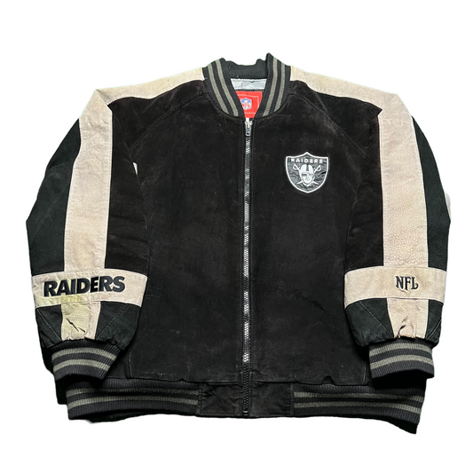 Vintage Raiders Suede Jacket (2XL)