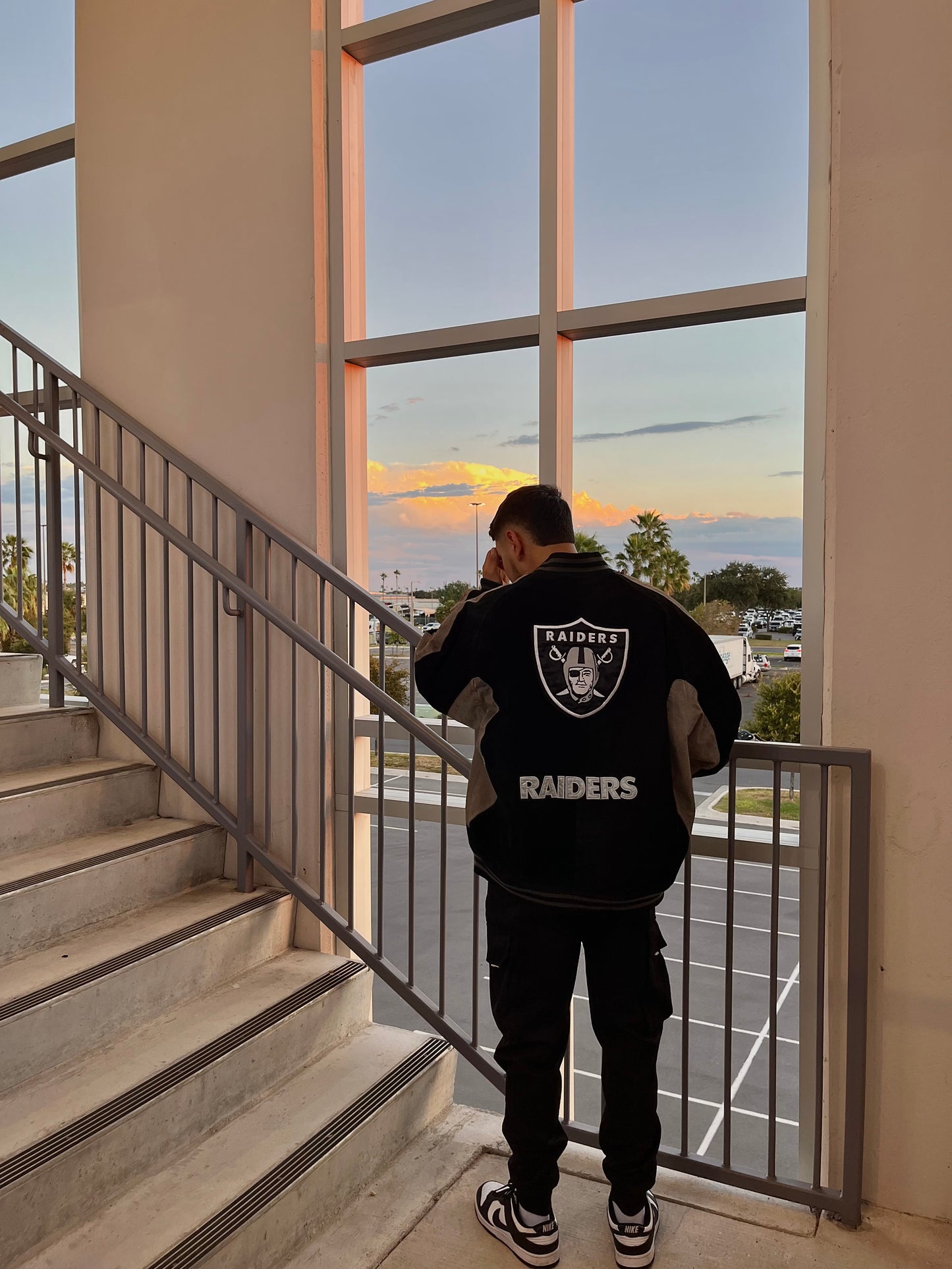 Vintage Raiders Suede Jacket (2XL)