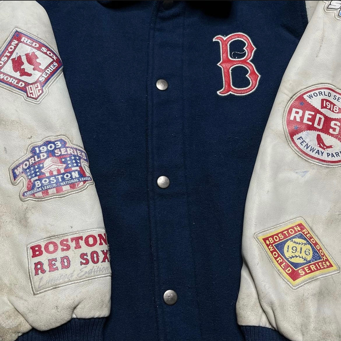 Vintage Boston Red Sox Puffer Jacket - The Vintage Twin