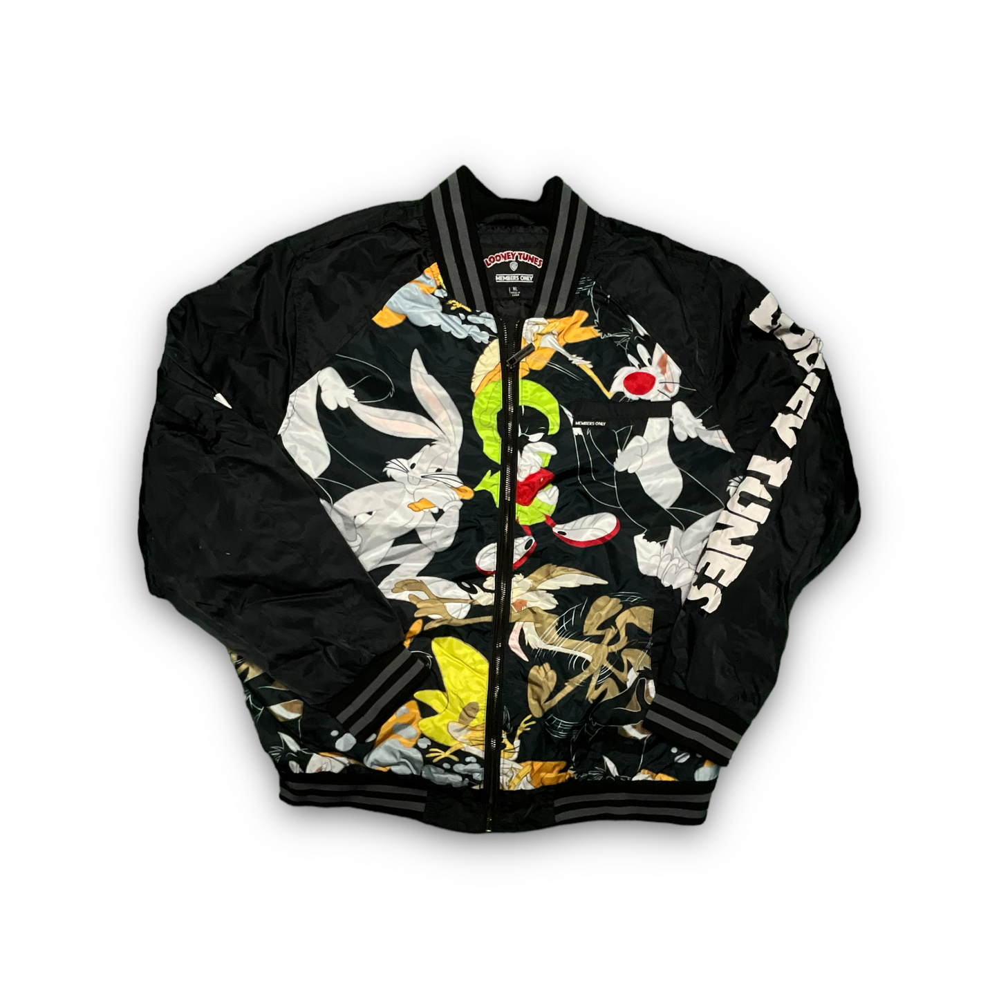 Looney Tunes Members Only Bomber Jacket (XL)