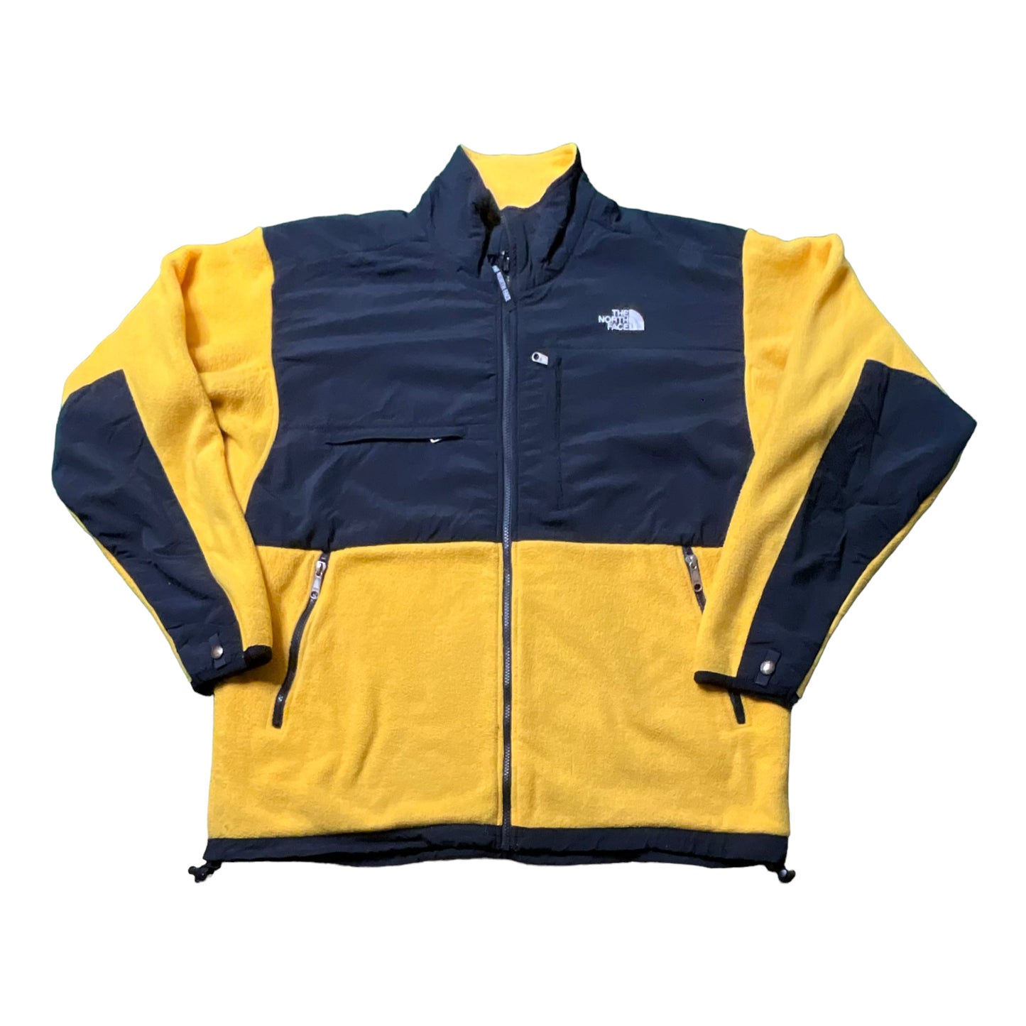 1995 Yellow North Face Fleece Jacket (XL)