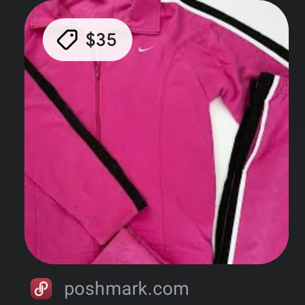 Vintage Women’s Pink Nike Jacket (M)