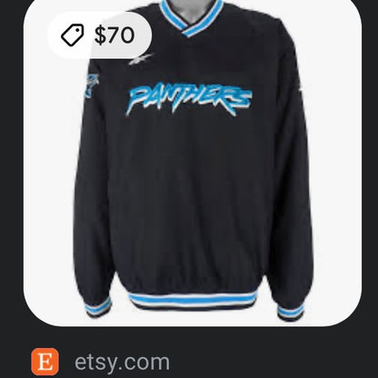 Vintage Reebok Carolina Panthers Crewneck (L)