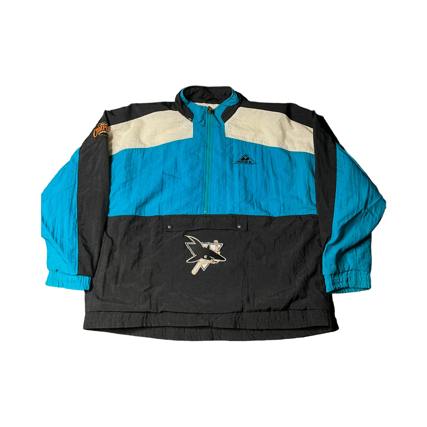 90s San Jose Sharks APEX Jacket (L)